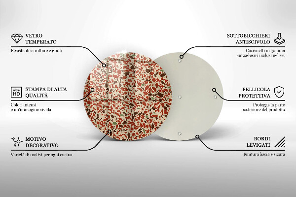 De vidrio templado Gres fino