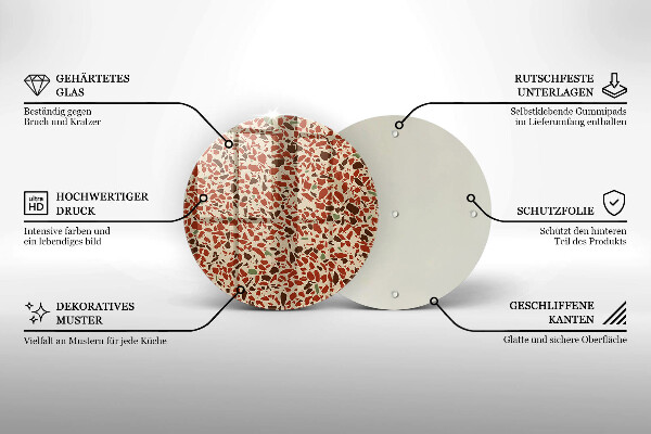 De vidrio templado Gres fino