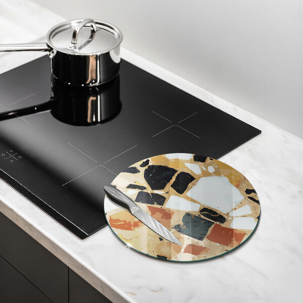 De vidrio templado Plato de piedras decorativas