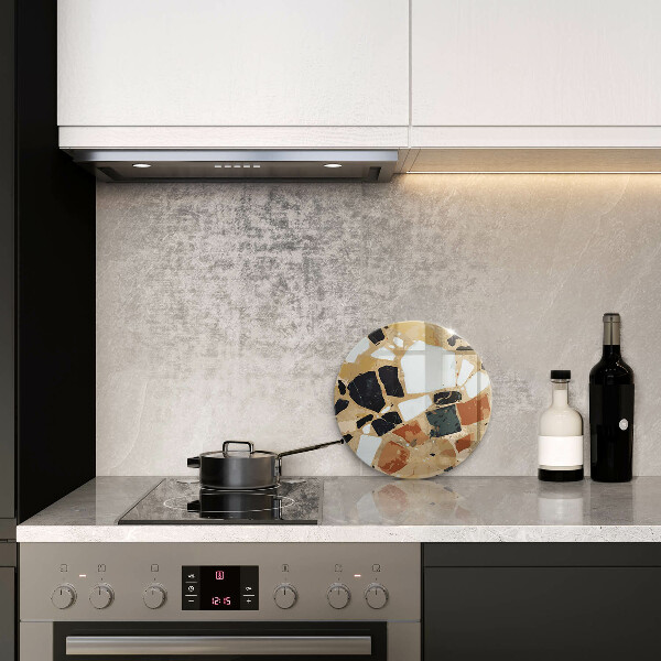 De vidrio templado Plato de piedras decorativas