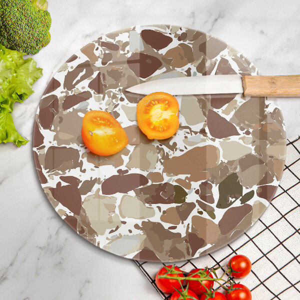 De vidrio templado Manchas decorativas de piedra