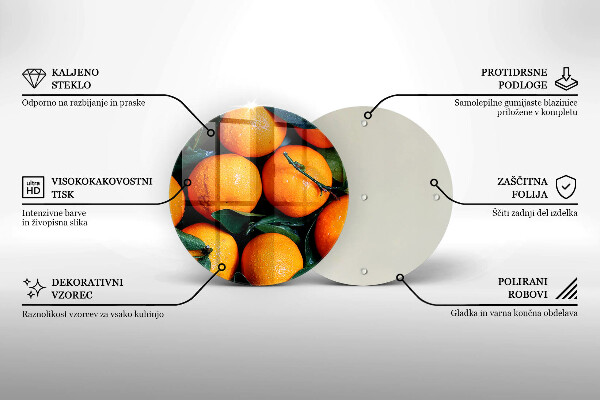 De vidrio templado Naranja