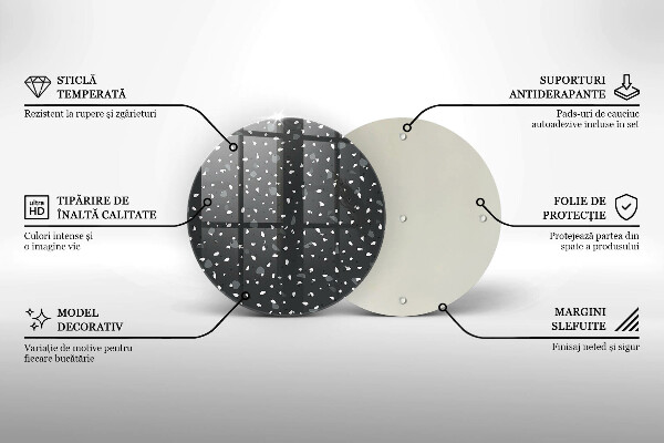 De vidrio templado Piedra decorativa