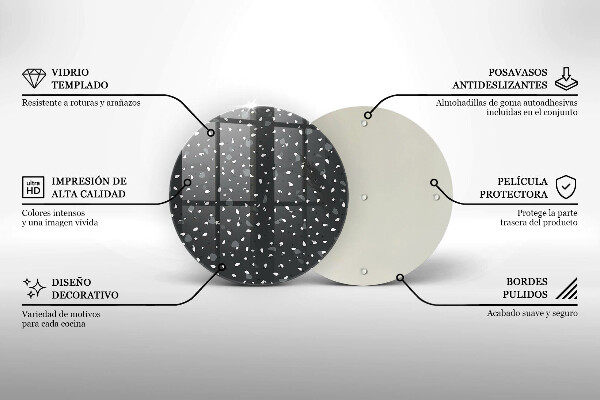 De vidrio templado Piedra decorativa