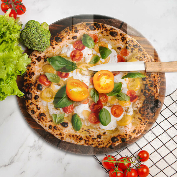 De vidrio templado Pizza italiana
