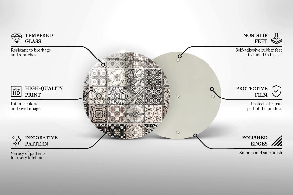 De vidrio templado Azulejos decorativos