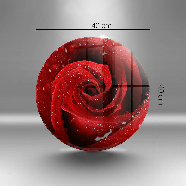 De vidrio templado Pétalos de rosas