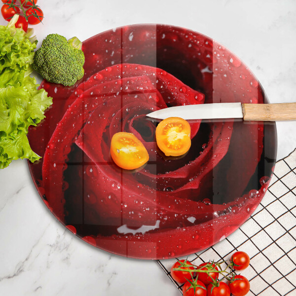 De vidrio templado Pétalos de rosas