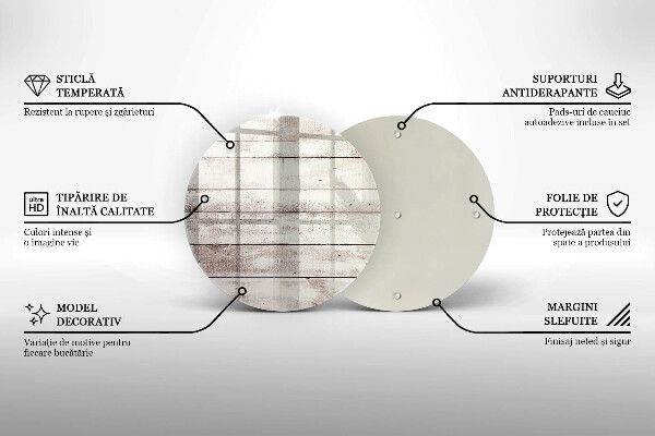 De vidrio templado Tableros de madera viejos