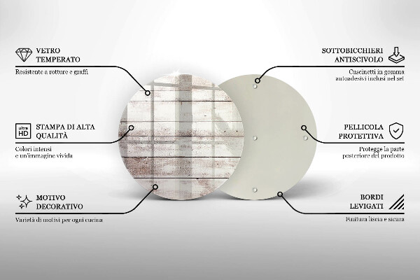 De vidrio templado Tableros de madera viejos