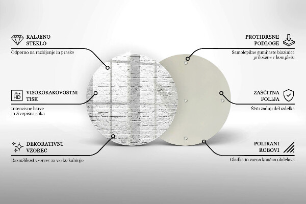 De vidrio templado Pared de ladrillo