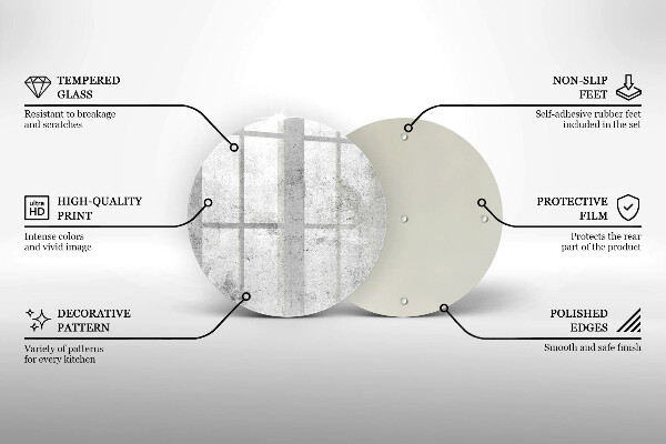 De vidrio templado Textura de hormigón