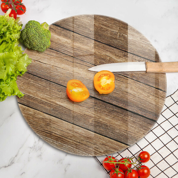 De vidrio templado Tableros de textura de madera