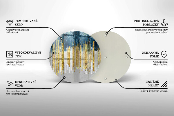 De vidrio templado Abstracción del diseñador
