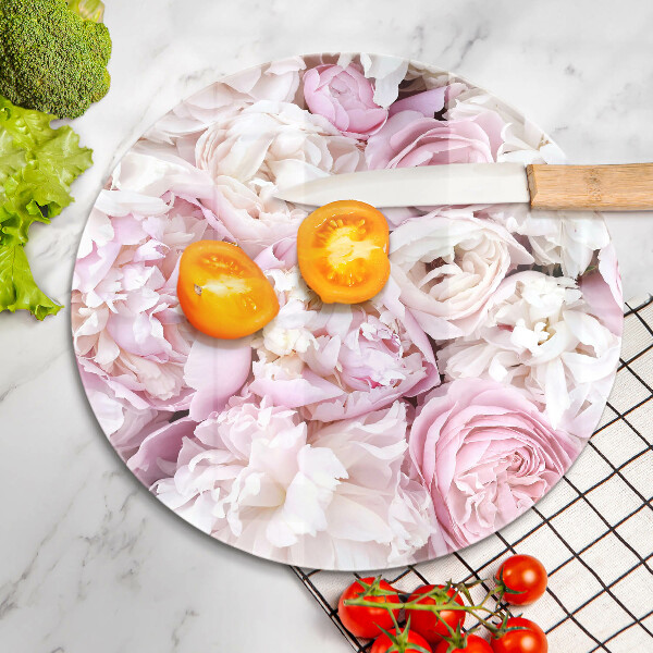 De vidrio templado Ramo de peonías