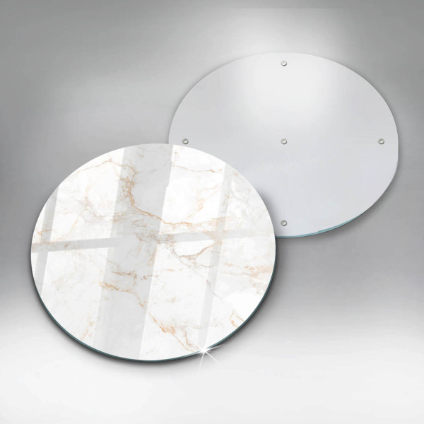 De vidrio templado Piedra de mármol elegante