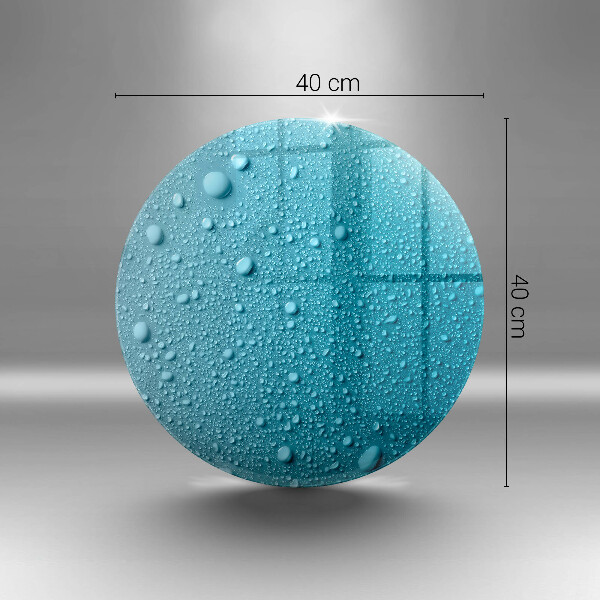 De vidrio templado Gotas de agua