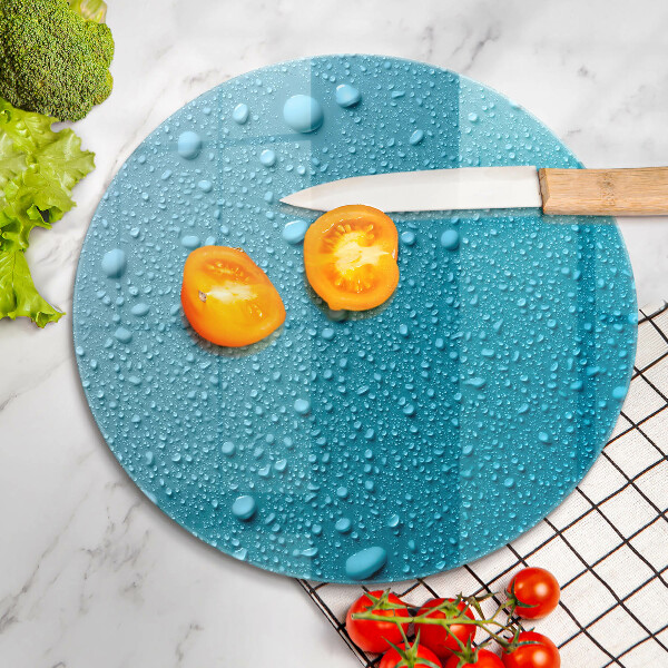 De vidrio templado Gotas de agua