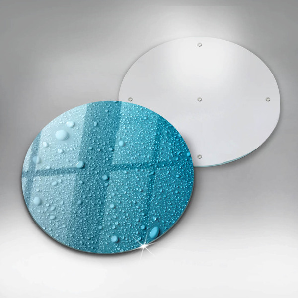 De vidrio templado Gotas de agua