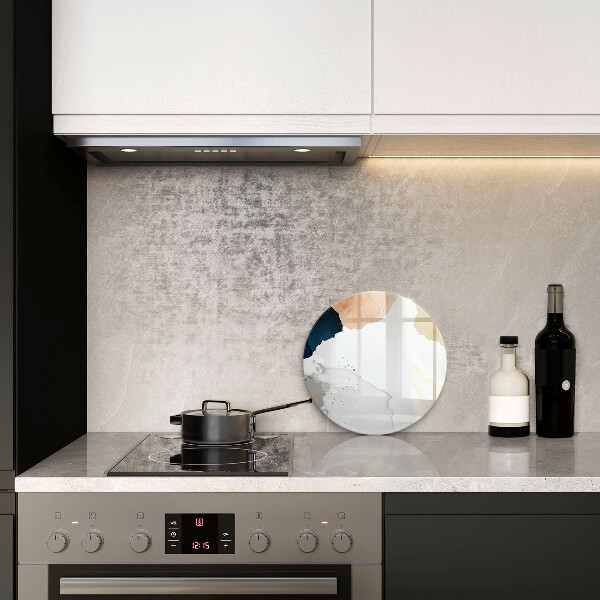 De vidrio templado Manchas abstractas