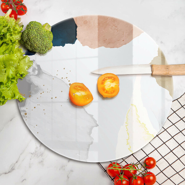 De vidrio templado Manchas abstractas