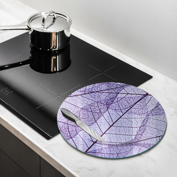 De vidrio templado Hojas con venas