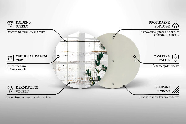 De vidrio templado Tablas y hojas viejas