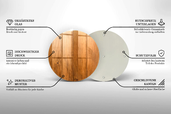 De vidrio templado Tablones de madera