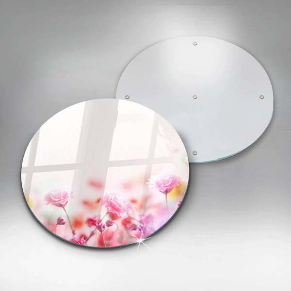 De vidrio templado Prado de flores