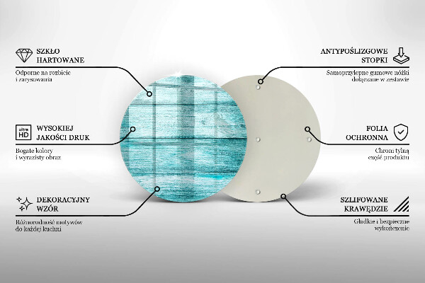 De vidrio templado Tableros de madera antiguos