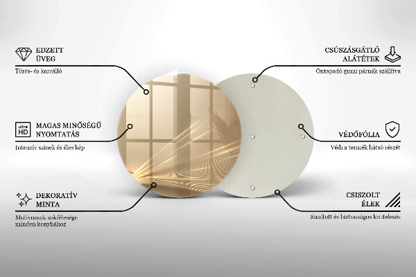 De vidrio templado Abstracción moderna