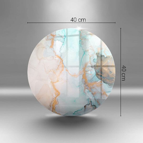 De vidrio templado Abstracción de mármol