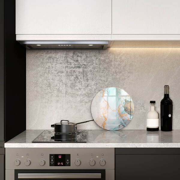 De vidrio templado Abstracción de mármol