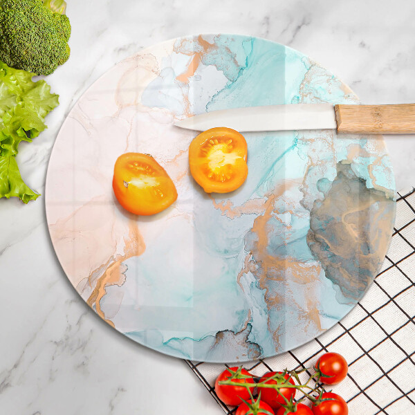 De vidrio templado Abstracción de mármol