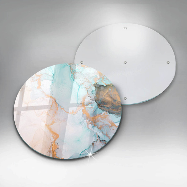 De vidrio templado Abstracción de mármol