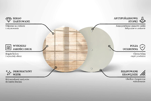 De vidrio templado Tablones de madera