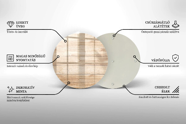 De vidrio templado Tablones de madera