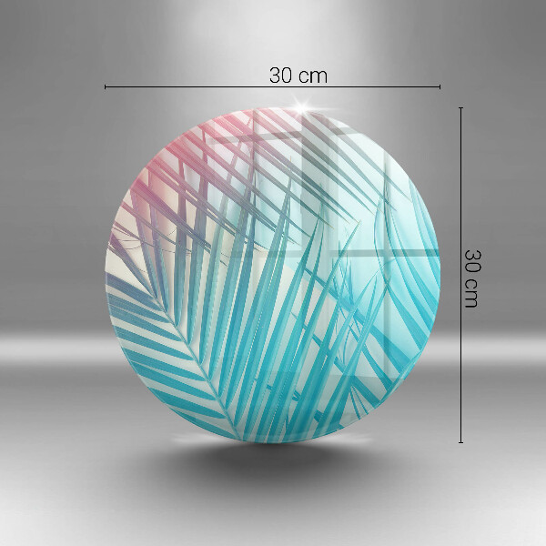 De vidrio templado Hojas pastel