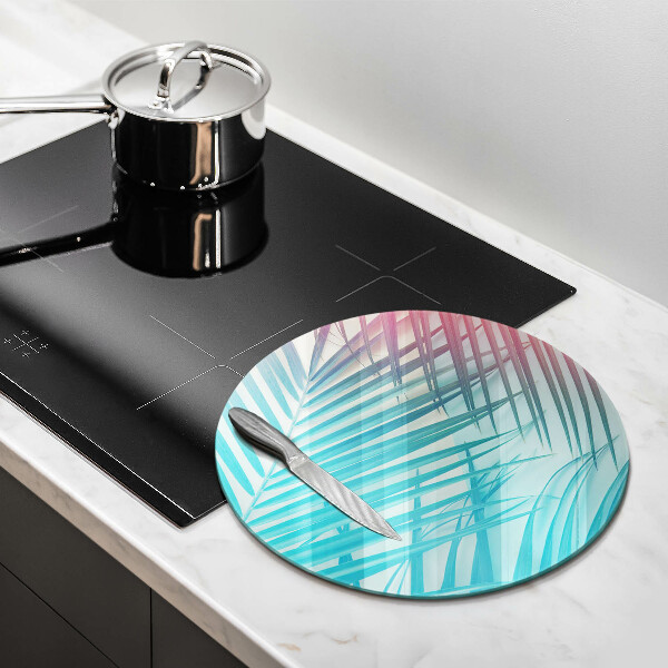 De vidrio templado Hojas pastel