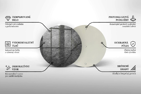 De vidrio templado Textura de piedra