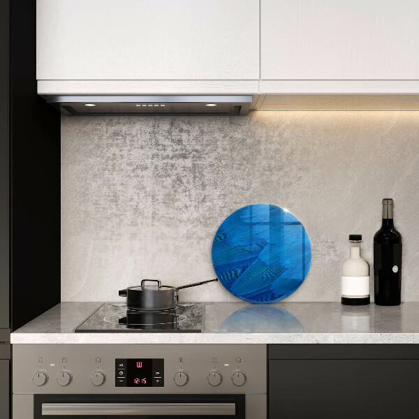 De vidrio templado Plumas de ave