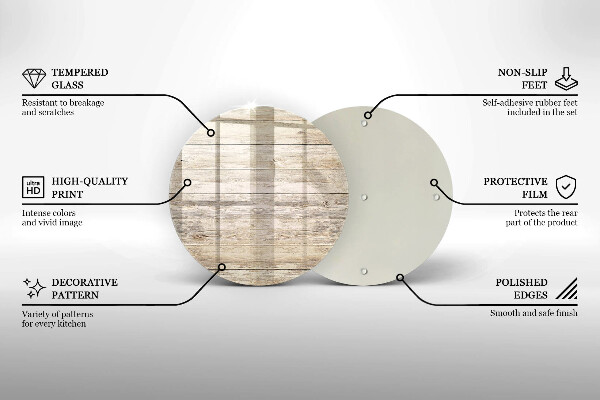 De vidrio templado Tablones de madera