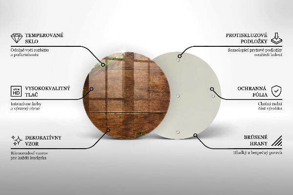 De vidrio templado Tablas y hojas de madera