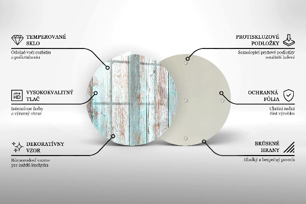 De vidrio templado Viejos tableros vintage