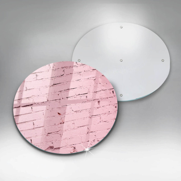 De vidrio templado Pared de ladrillos de colores pastel