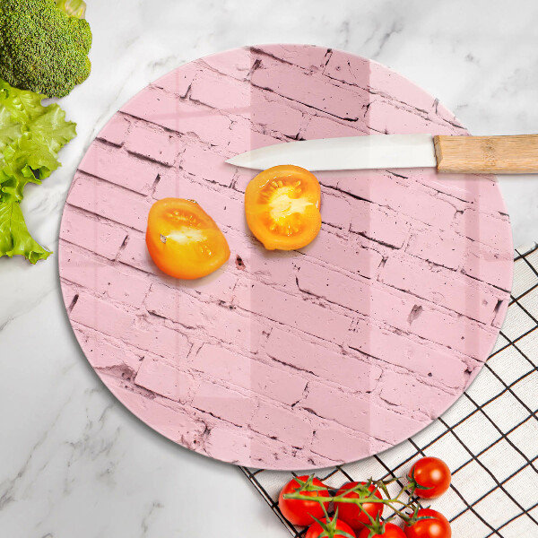 De vidrio templado Pared de ladrillos de colores pastel