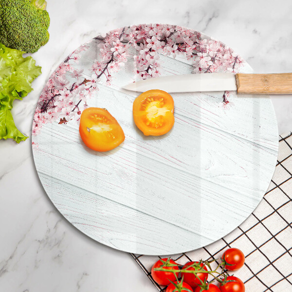 De vidrio templado Flores en las tablas