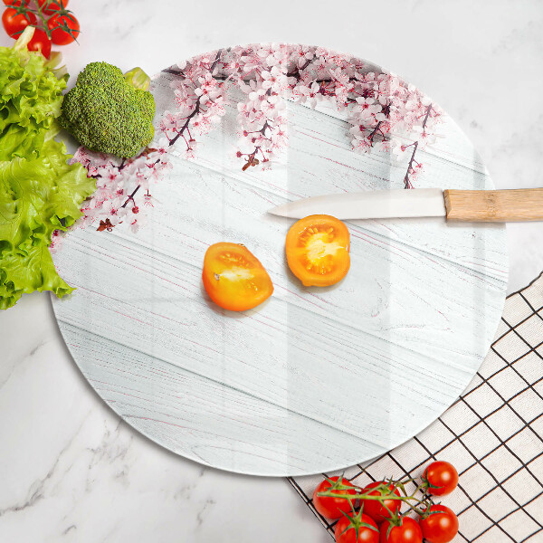 De vidrio templado Flores en las tablas