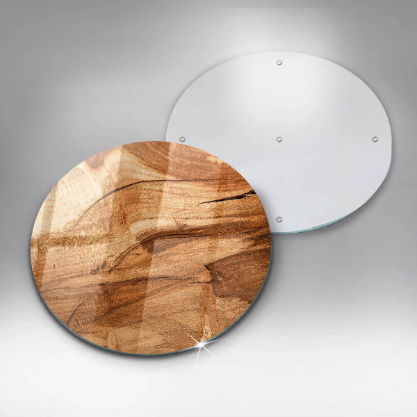 De vidrio templado Textura de tablero de madera