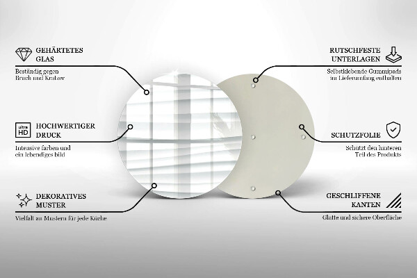 De vidrio templado Estructura moderna